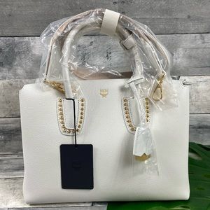 MCM medium Milla gold bag purse limited edition